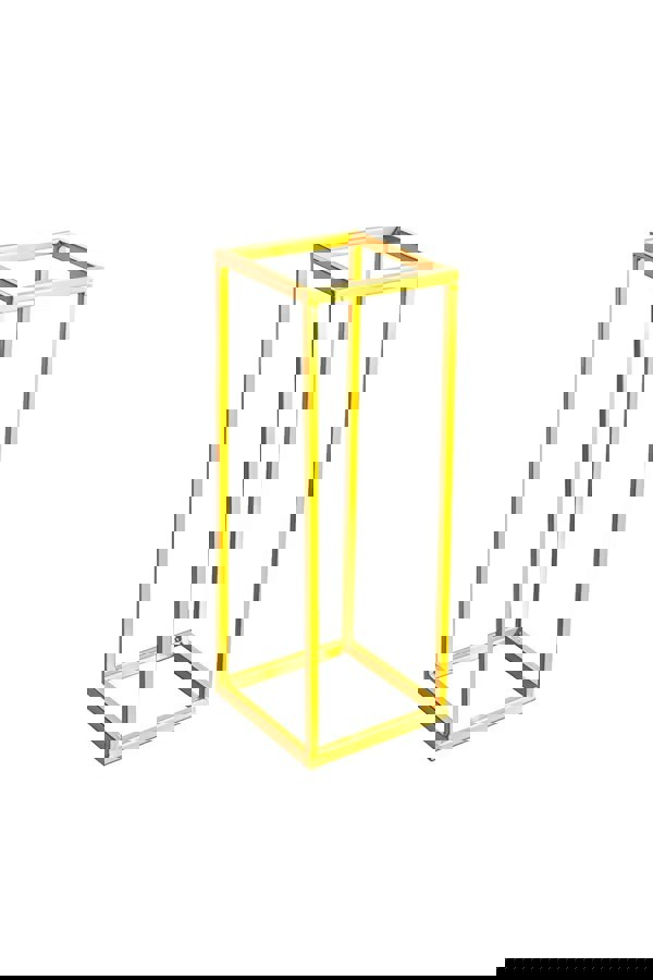 Living and Home 60CM Height Metal Rectangular Flower Stand Wedding Flower Rack