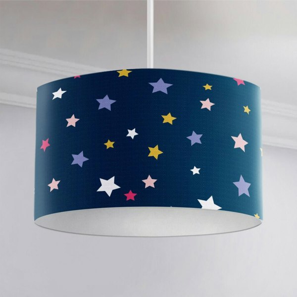 Multi Stars Ceiling Lampshade - Happy Linen Company