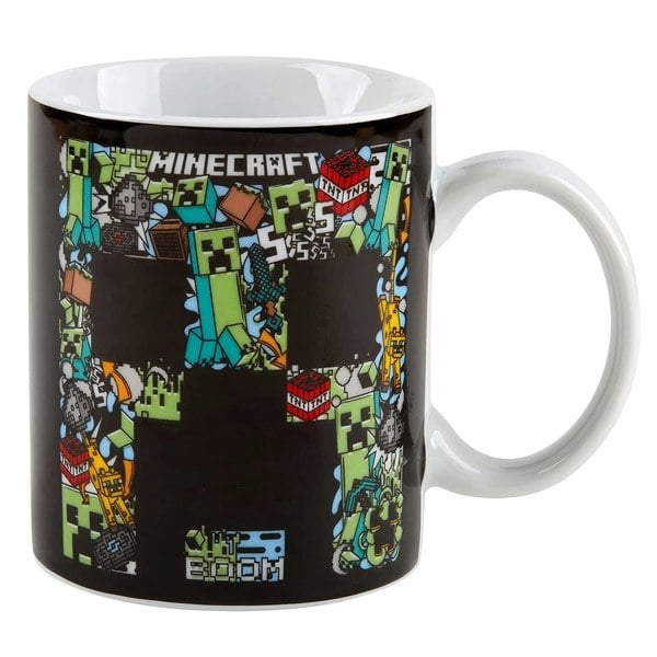 Minecraft Ceramic Mug - White/Black