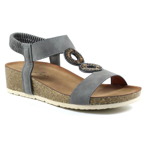 Lunar Womens/Ladies Barwell Sandals - Grey - 