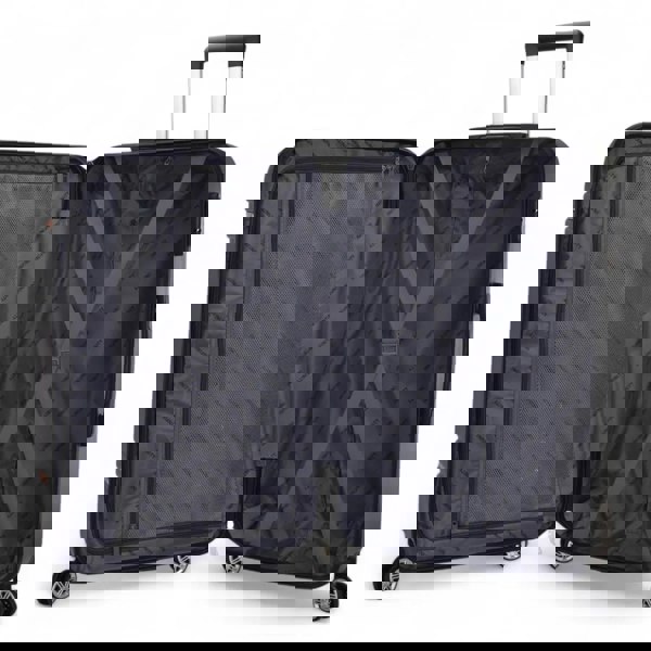 Infinity Luggage Hard Shell Modern 4-Wheel Luggage Suitcase Set