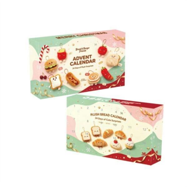 Leaper Plush Bread Keyring Countdown Calendar