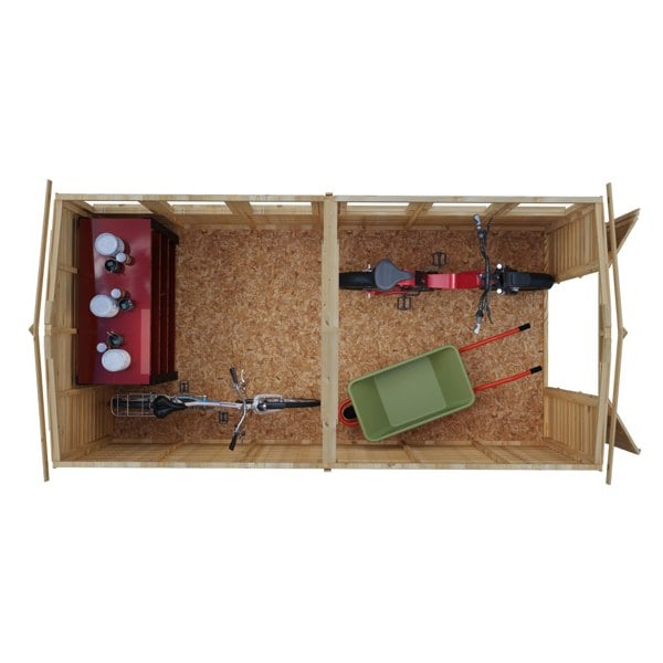 Shire Overlap Double Door 12x6 Storage Shed