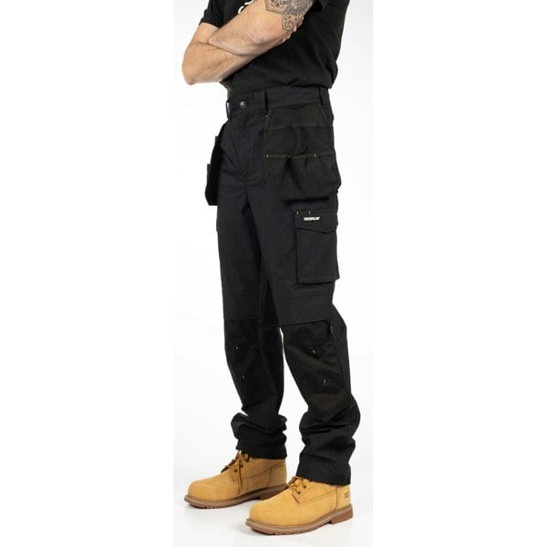 Caterpillar Nexus Holster Stretch Pocket Cotton Men's Outdoor Trousers - Black
