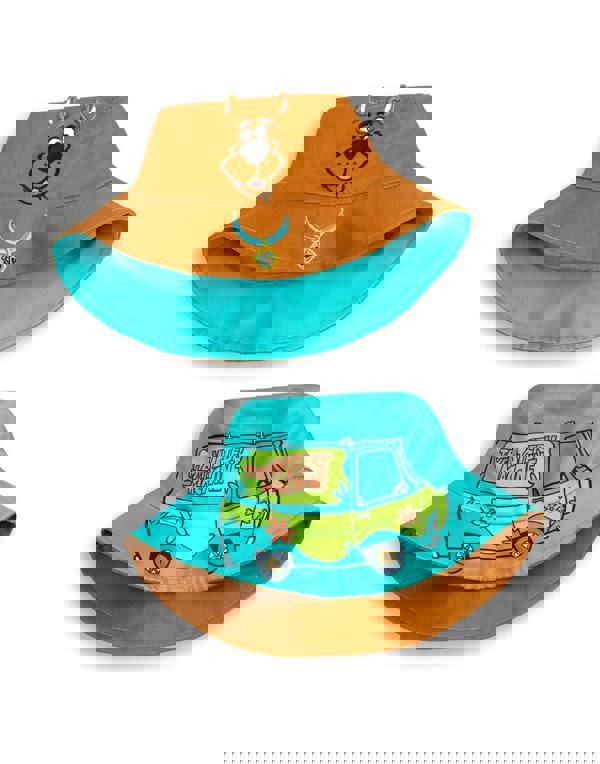 Scooby Doo Unisex Kids Multicoloured Reversible Bucket Hat (One Size)