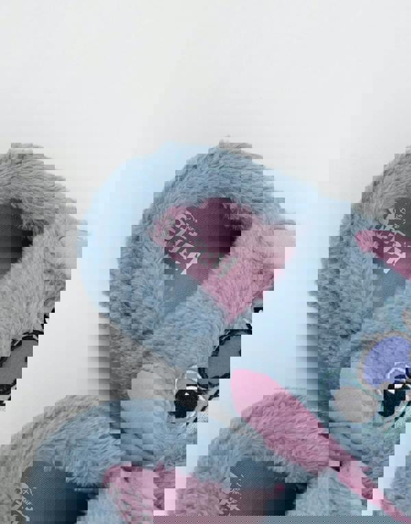 Lilo & Stitch Girls Blue Character Face Slip On Loafer Slippers