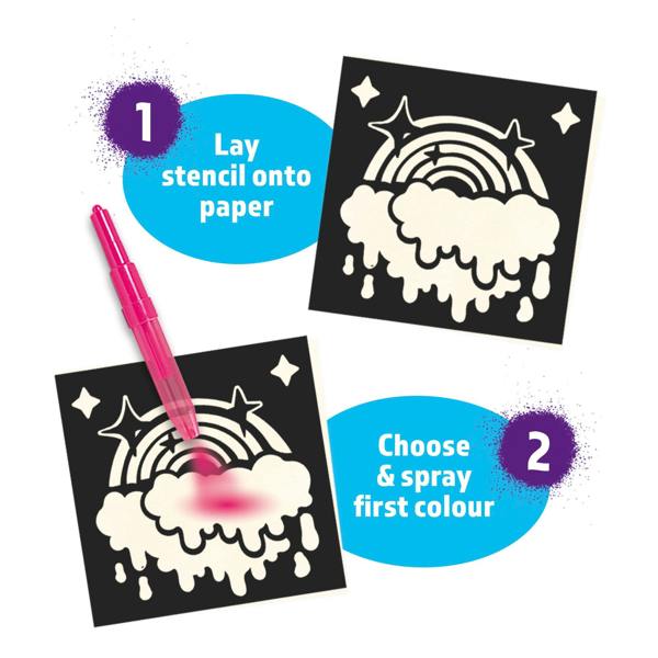 BLOPENS Tie Dye Style – Colour Blending Airbrush Kit