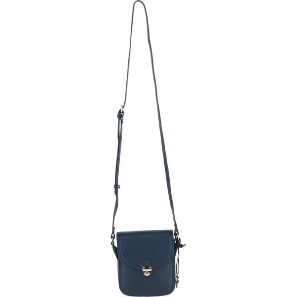Elegant Leather Crossbody Bag with Twist Lock: y-52