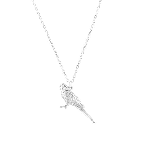 Mylee London Budgie Silver Necklace - Personalised