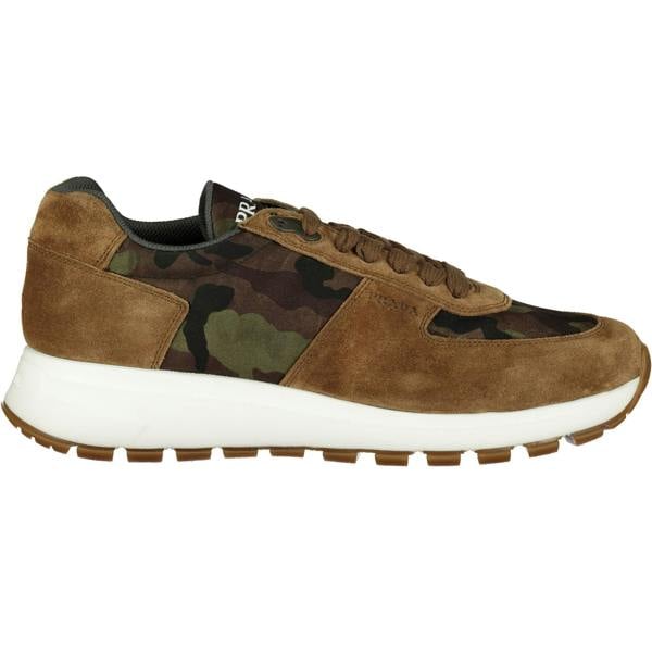 Prada Camo Trainers Khaki - chancefashionco