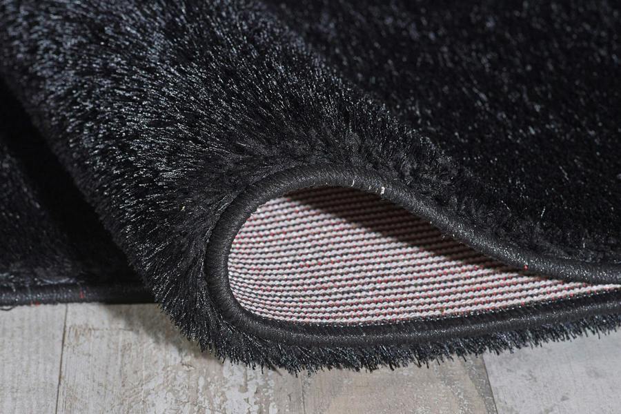 Smart Living Polyester Shaggy Rug - Black