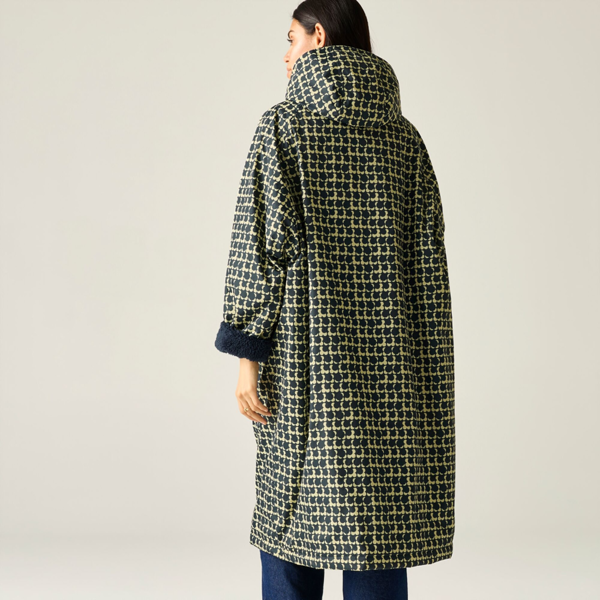 Regatta Womens Orla Kiely Eclipse Robe - Navy