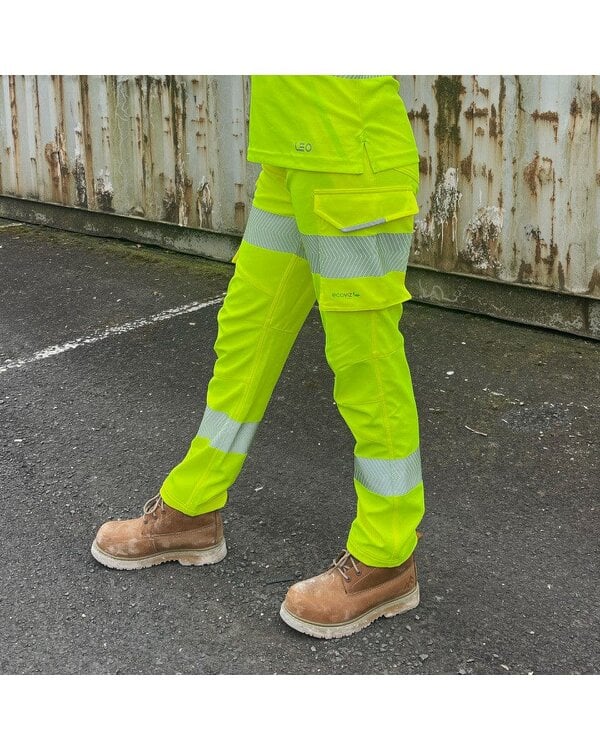 Leo Workwear EcoViz Ladies Stretch Softshell Work Trouser