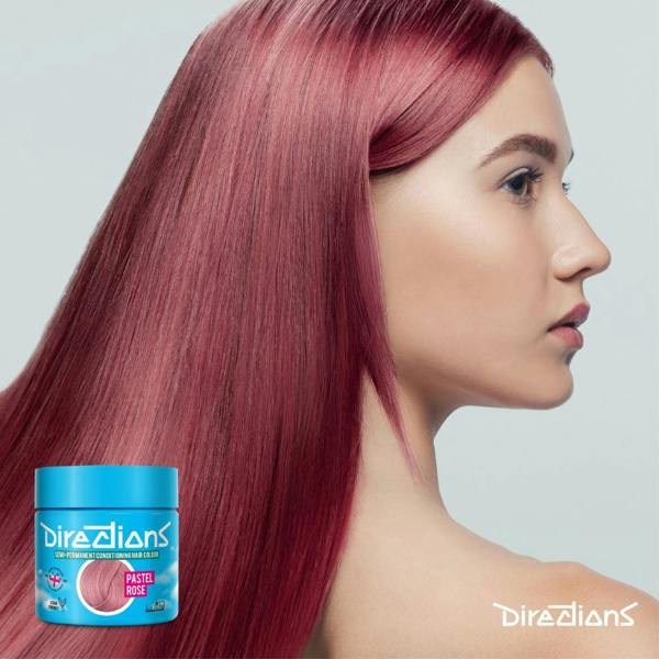 Directions 2 x La Riche Directions Semi-Permanent Hair Color 100ml Tubs - Pastel Rose