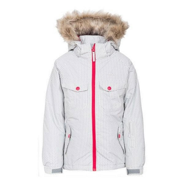 Trespass Girls Denia TP50 Ski Jacket - Platinum