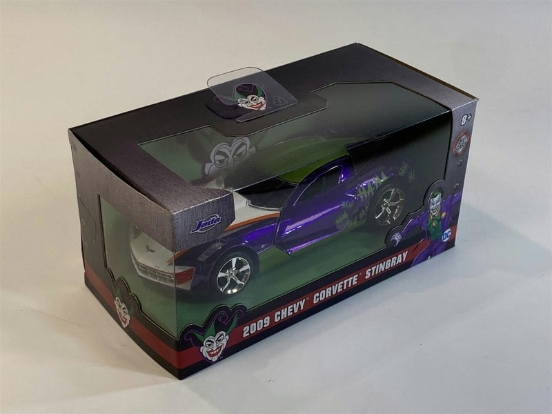 the joker 2009 chevy corvette stingray 1:32 scale jada 2016