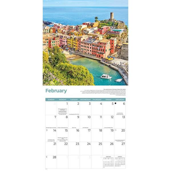 Italy Calendar 2027, Wall Calendars, Month To View, Travel, Gift