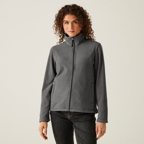 Regatta Women's Microfleece Full Zip Jacket - Seal Grey