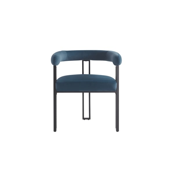 Bloom Dining Chair - Blue Velvet