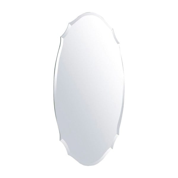 Wall Mounted Mirror with Beveled Edge for Bathroom Vanity Entryway Living Room Bathroom Mirrors Living and Home