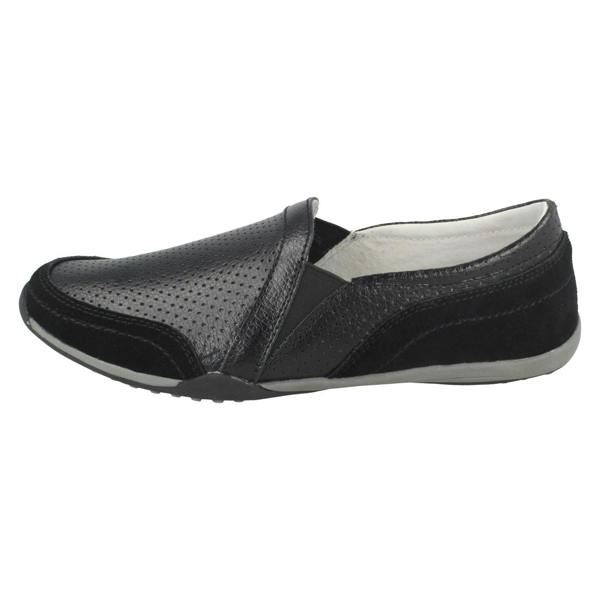 Down to Earth Ladies Down To Earth Leather Casual Shoes F80423