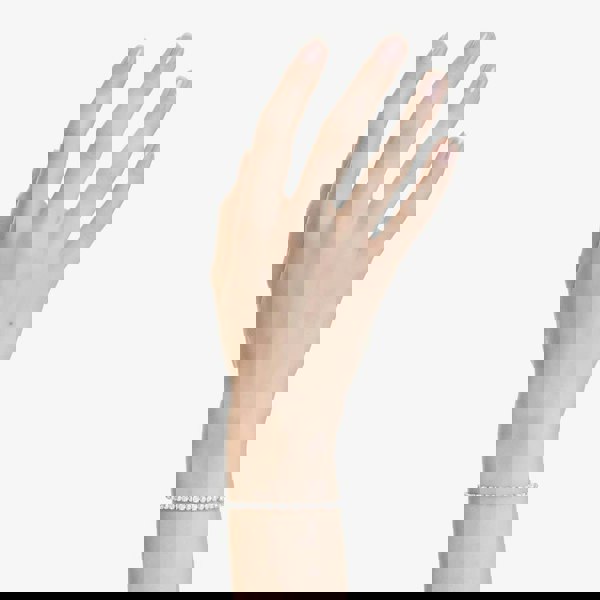 Swarovski Matrix Rhodium Plated Crystal Pearl Bracelet 5689633