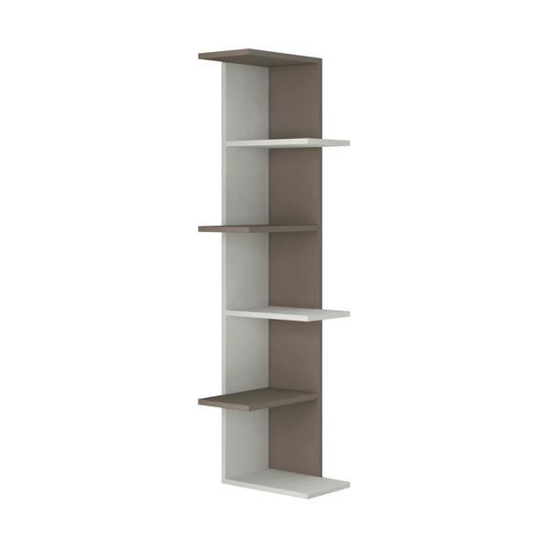 Decortie Saso Modern Corner Bookcase Display Unit Medium 141(H)cm