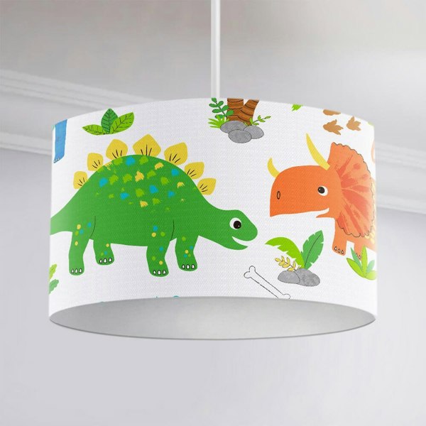 Happy Linen Company Dinky Dinosaur Ceiling Lampshade