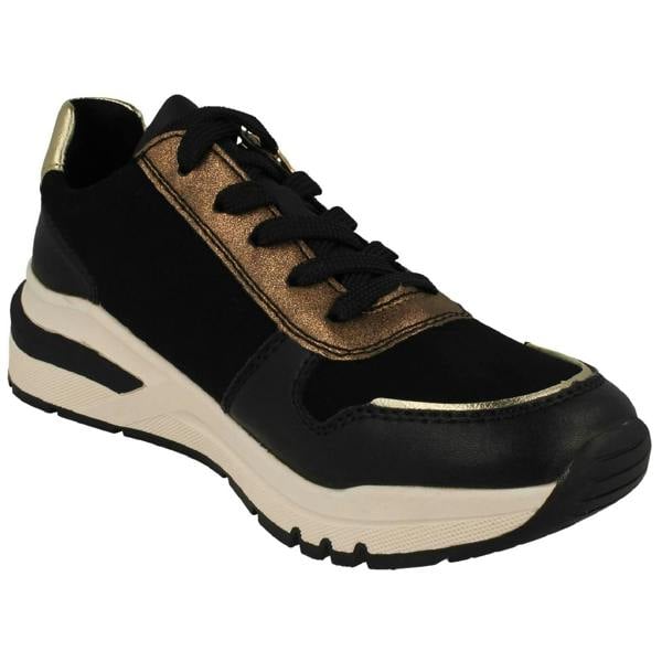 Rieker Womens Rieker Zip Up And Lace Up Trainer M6616