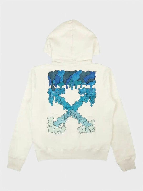 Off - White Marker Slim Hoodie 'White' - Supplied FashionOff White