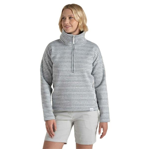Craghoppers Womens/Ladies Daisy Striped Long-Sleeved Sweatshirt - Storm Grey - 