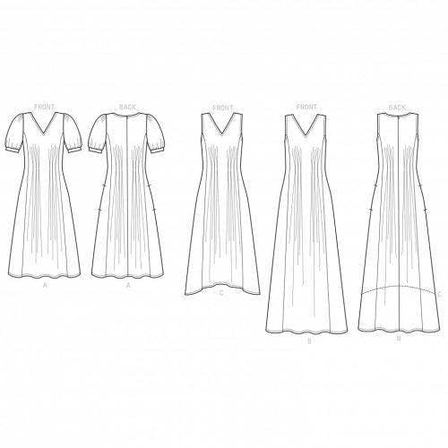 Simplicity Sewing Pattern 9134, Dresses for Women, H5 (6-8-10-12-14) - Intermediate