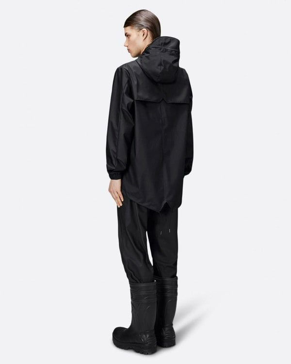 Rains Unisex Fishtail Jacket - 01 Black