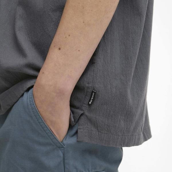 Barbour Riddell Crinkle Crepe Short Sleeve Shirt