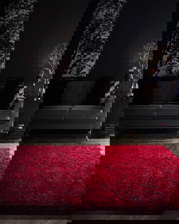 Chicago Red Shaggy Rug - Luxurious Comfort for Your Home