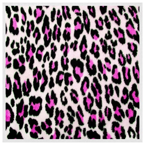 Benjamin Tate Design Pink fluffy leopard (Picture Frame)