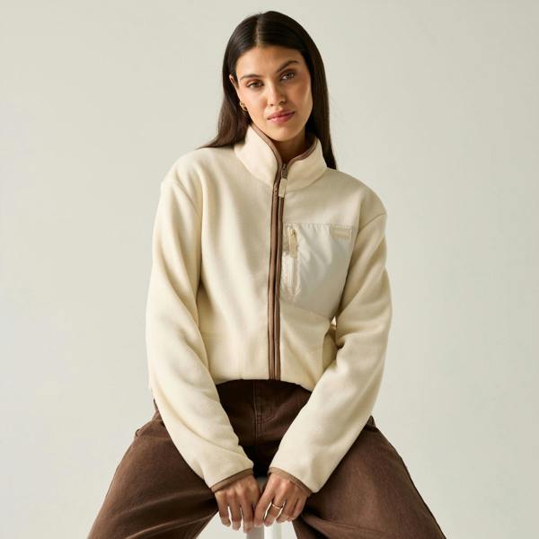 Regatta Womens/Ladies Frankie Full Zip Fleece - Light Vanilla/Mocha - 