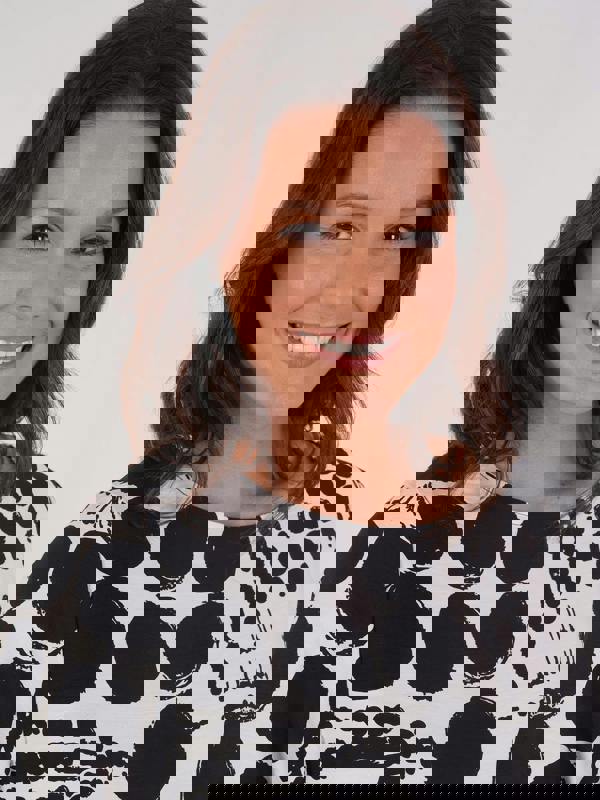 VIZ-A-VIZ Polka Dot Asymmetric Tunic