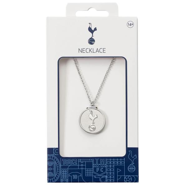The Carat Shop Tottenham Hotspur Silver Disc Necklace