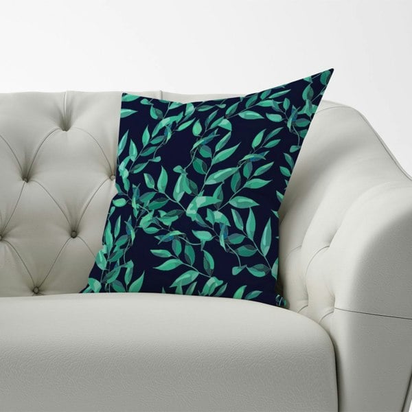 Warren Reed Delicate Green Foliage Cushions