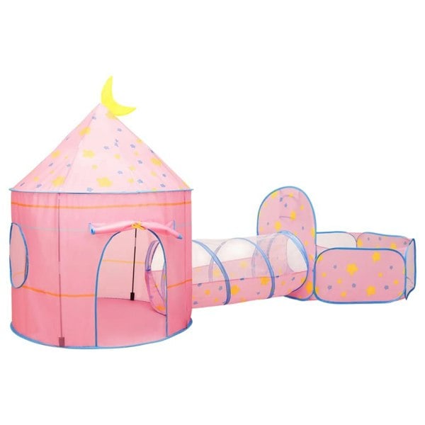 Berkfield Children Play Tent with 250 Balls Pink 301x120x128 cm