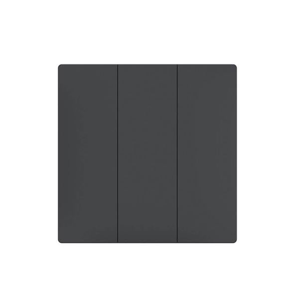 ENER-J 3 Gang Wireless Kinetic Switch Black Body, IP55 - ECO Series
