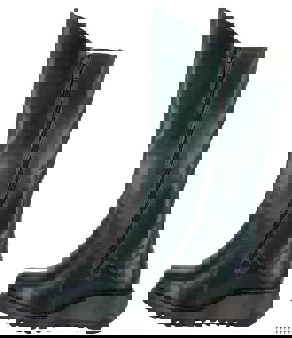 Fly London Mes 2 Womens Wedge Heel Leather Buckle Mid-Calf Boots