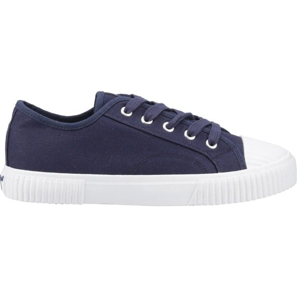 Hush Puppies Freya Canvas Textile Women's Navy Trainers