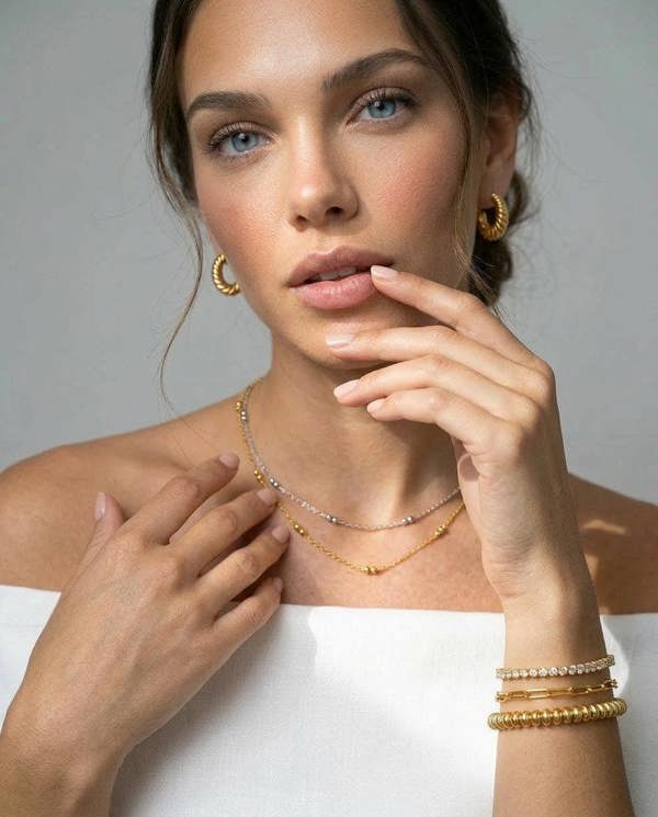 Elk & Bloom Paperclip Chain 14K Gold Link Bracelet