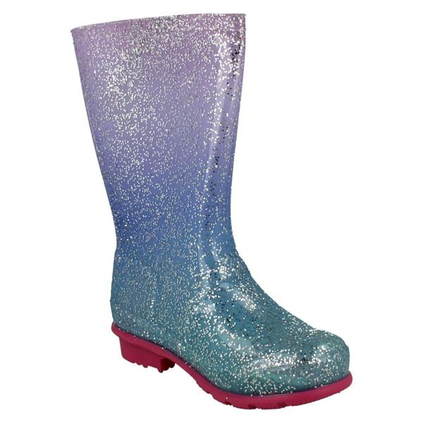 Pineapple Girls Pineapple Glitter Wellington Boots X1272