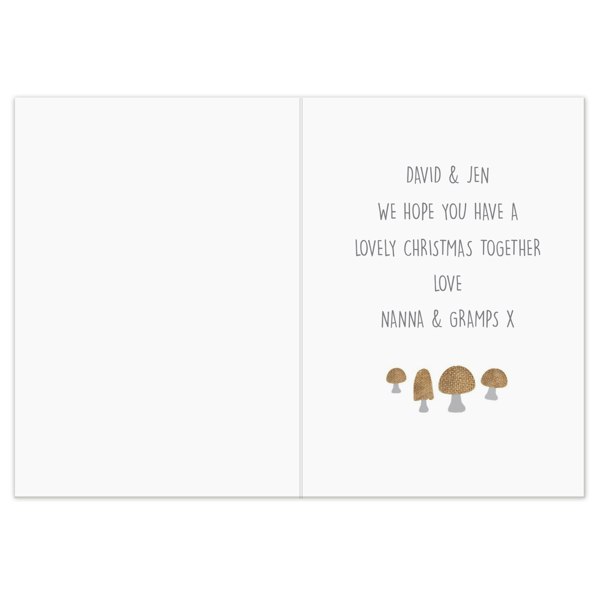 Personalised Memento Company Personalised Christmas Gonk Card