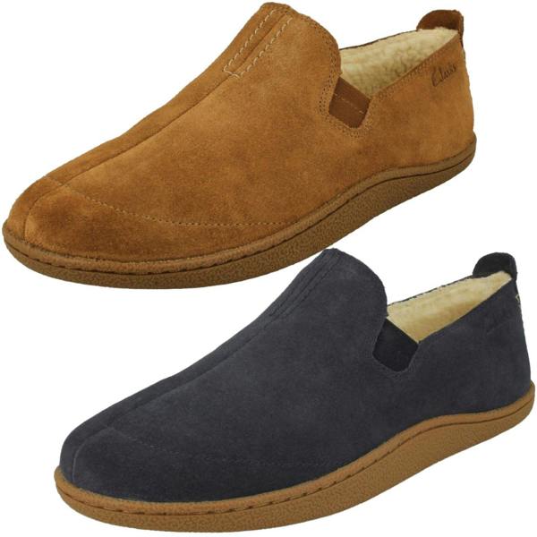 Clarks Mens Clarks Warm Lined Slippers Home Mocc