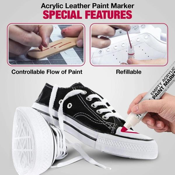 Angelus Empty Paint Markers - 5.0mm for Efficient Coverage