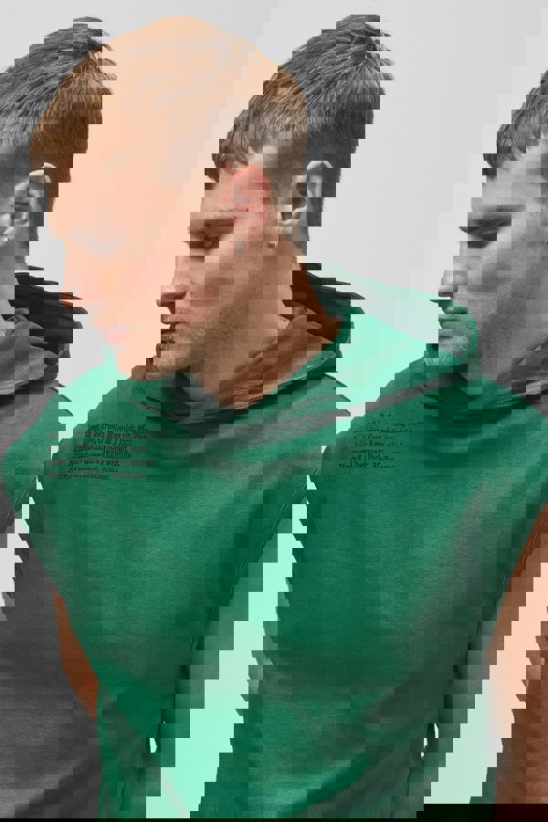 ENORSIA Men's  Contrast Printed Hoodie